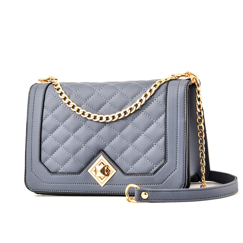 One-Shoulder Portable Diagonal Cross-Embroidered Handbags